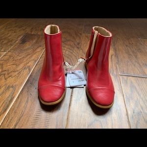zara kids red boots